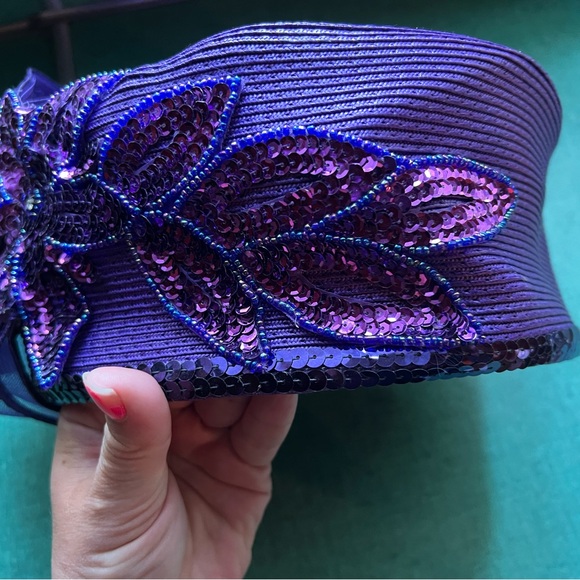 VINTAGE COUTURE PILL BOX CHURCH HAT *NEW* - Picture 5 of 7